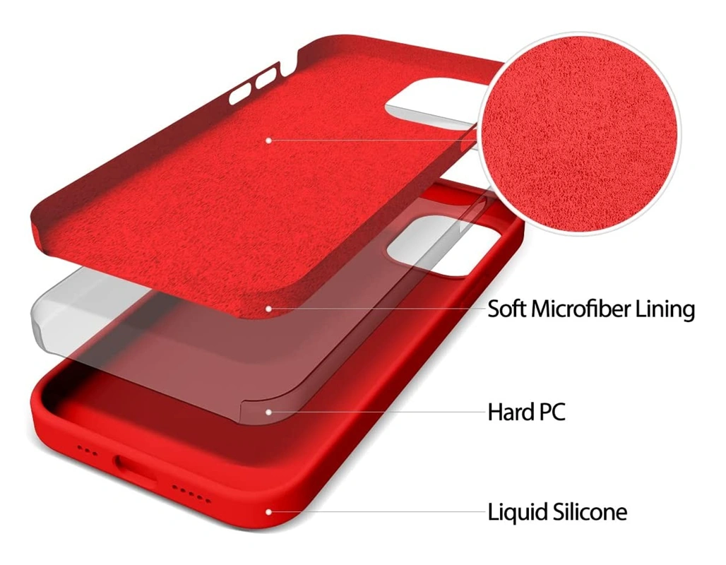 Smart Samsung Galaxy A57 Mercury silikoninis dėklas, raudona, 2 nuotrauka